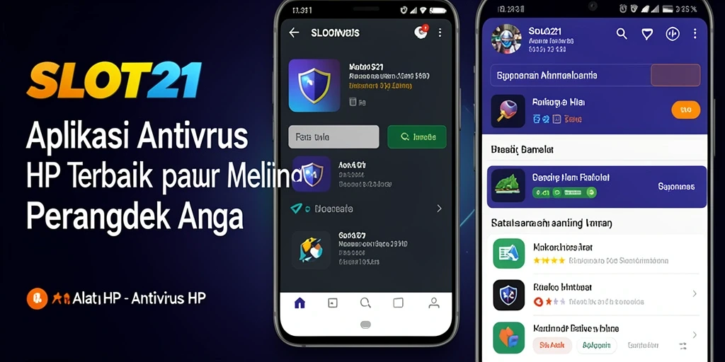 Tampilan antarmuka SLOT21 yang modern dan mudah digunakan.